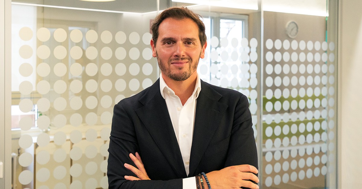 Albert Rivera en las oficinas de idealista