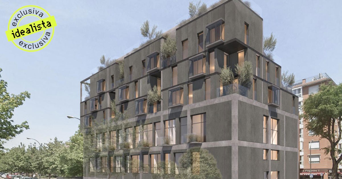Futuro edificio de viviendas en Madrid