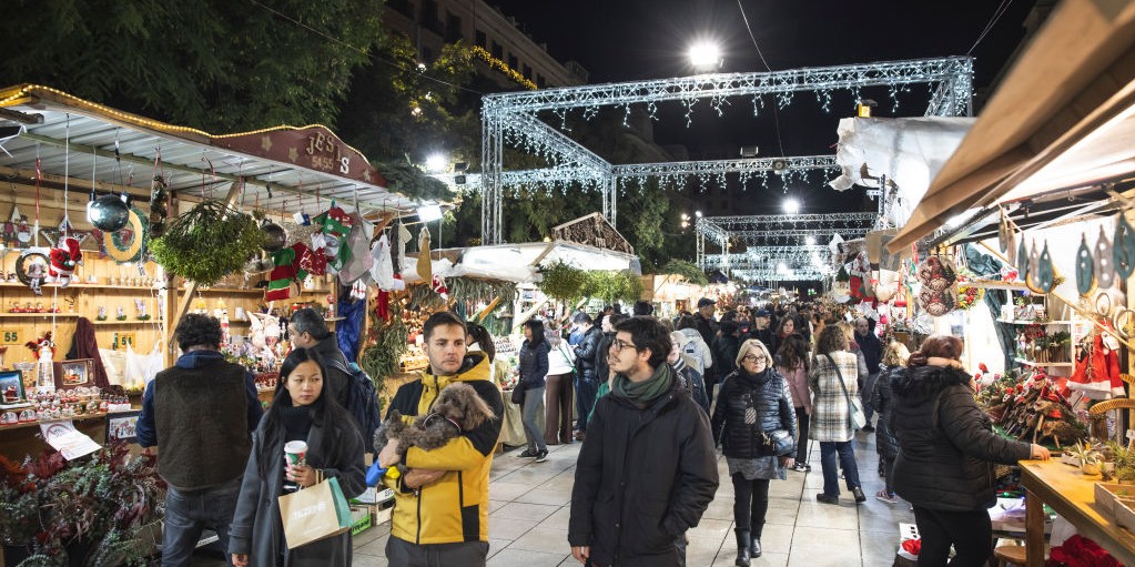 mercadillos navideños en barcelona
