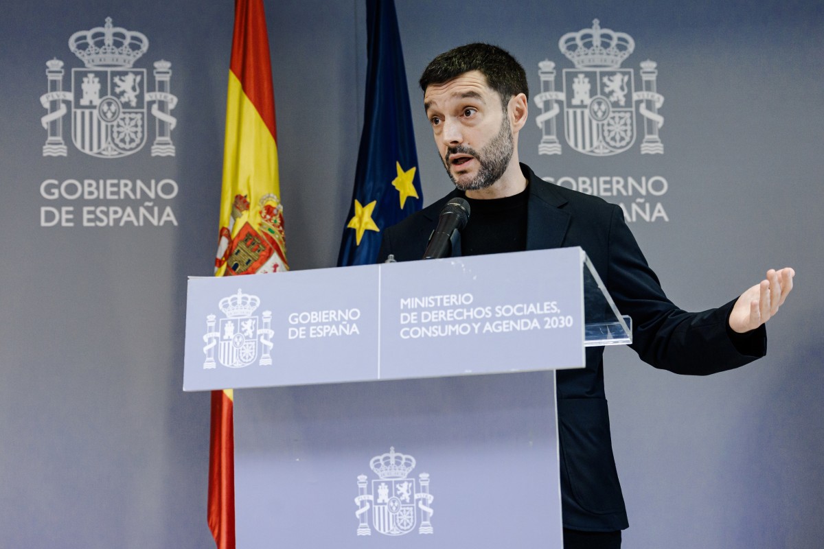 El ministro de Derechos Sociales, Consumo y Agenda 2030, Pablo Bustinduy.