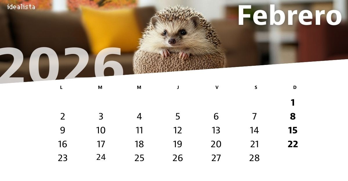 Calendario febrero 2026