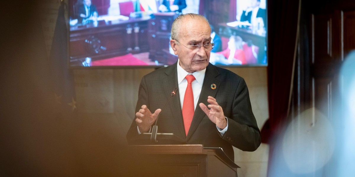 The mayor of Malaga, Francisco de la Torre