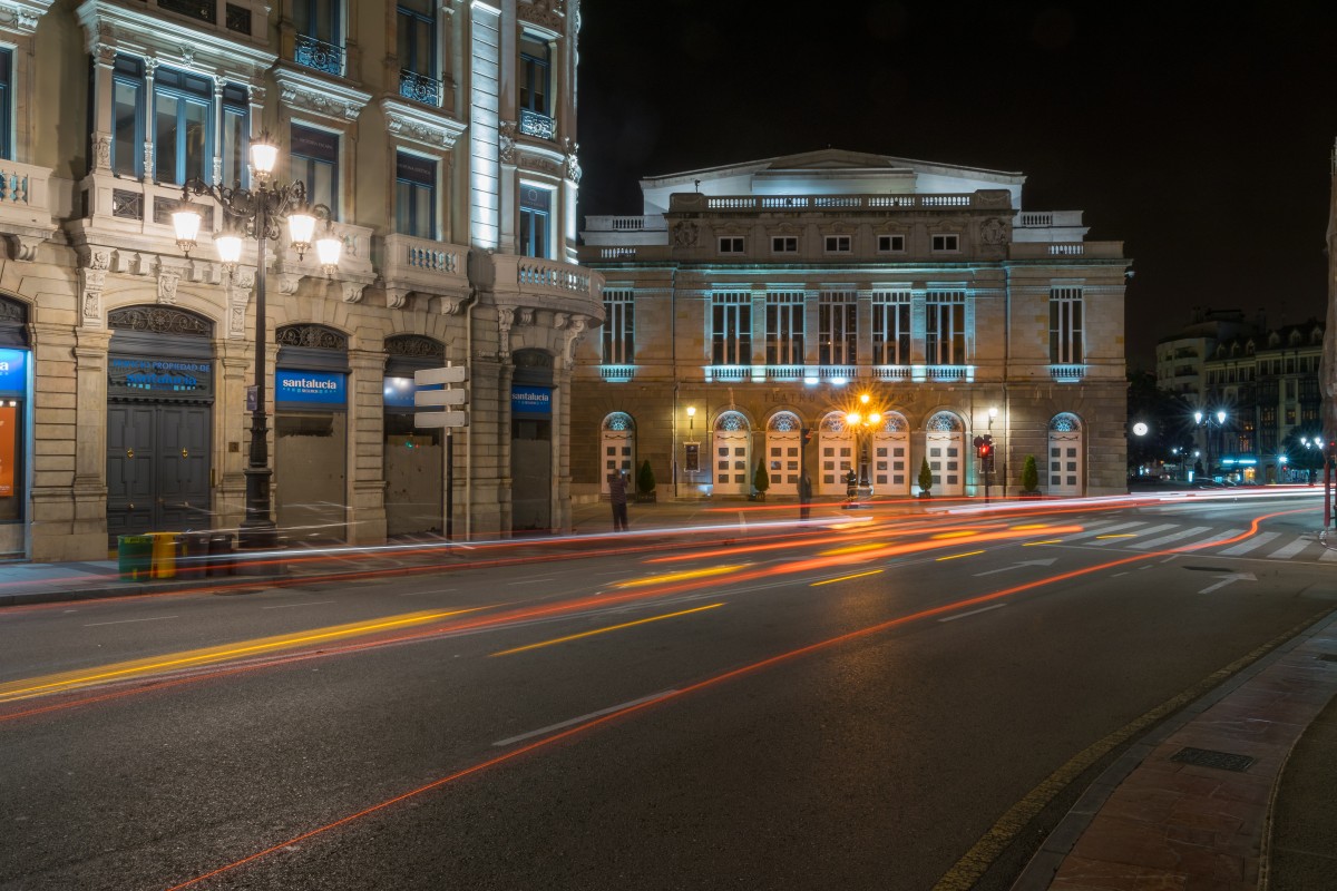 Oviedo durante el eclipse solar