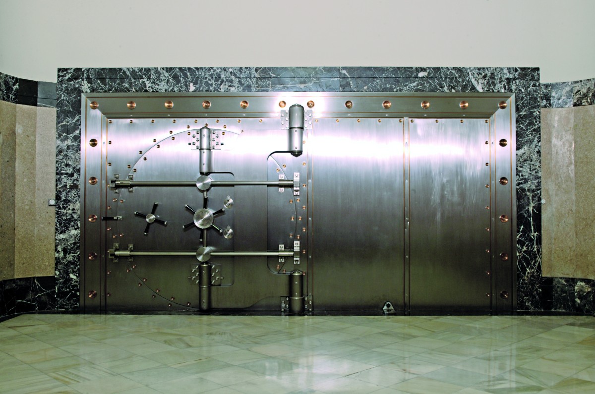 Puerta de la cámara acorazada