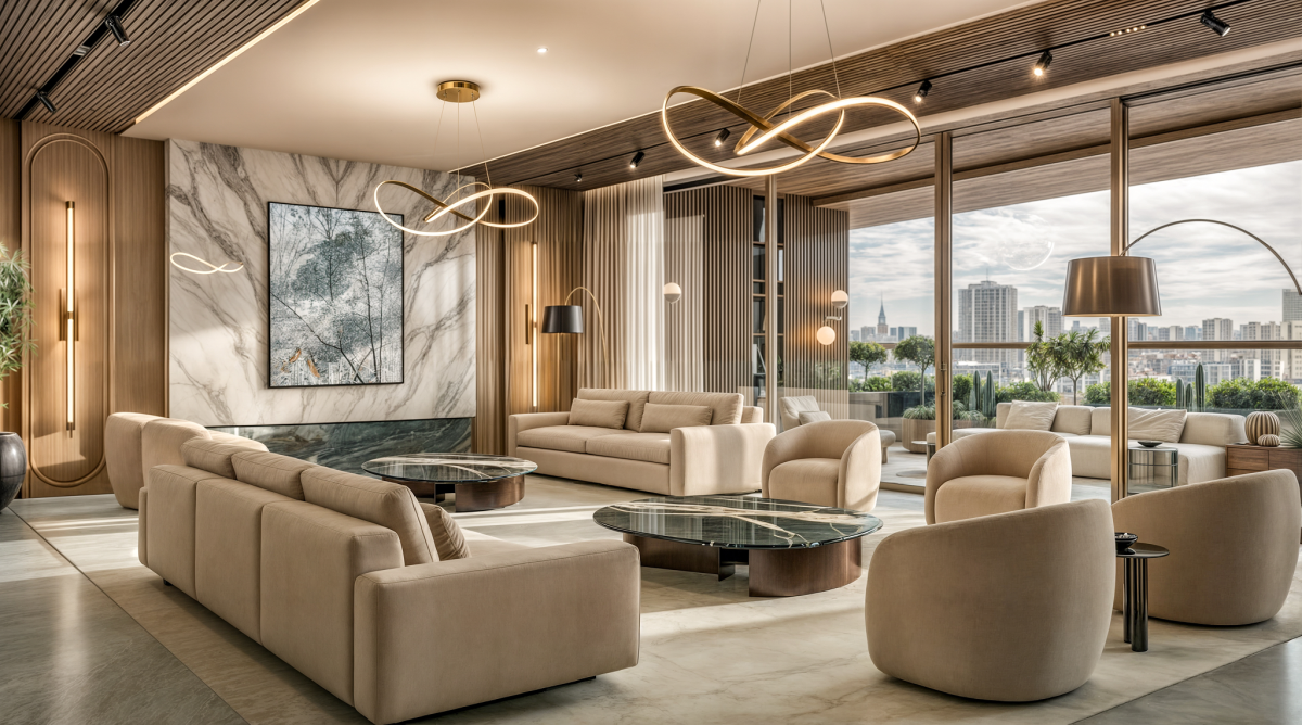 Salón de una vivienda de Embassy Citadel