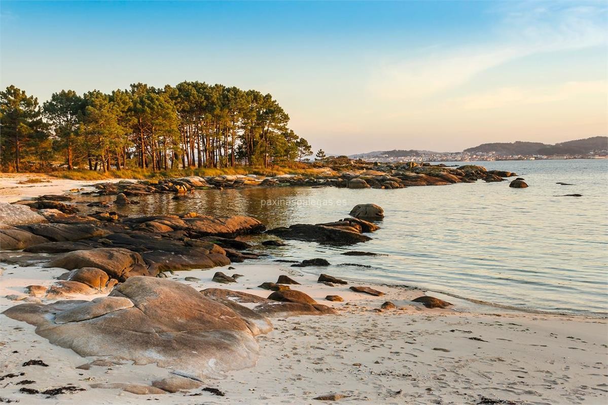 Praia as Margaritas en Illa de Arousa.