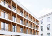 La rehabilitación ha creado 93 apartamentos, de los cuales 81 se encuentran dentro del edificio original, mientras que 12 se sitúan en una nueva ala añadida al complejo.
