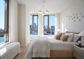 El propio estudio también ha sido responsable del diseño interior de las torres, creando espacios que equilibran elegancia y funcionalidad.