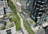 Así se ve el High Line desde las alturas.