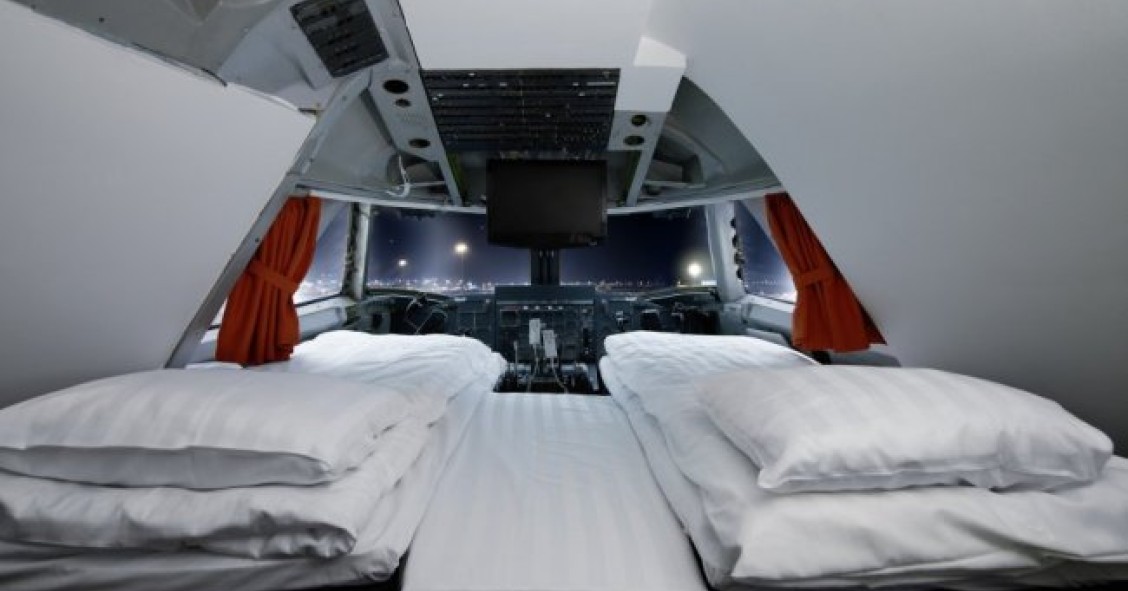 Hoteles con encanto: jumbo stay, el hotel a bordo de un avión en estocolmo