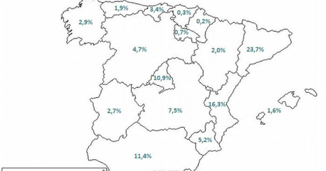 Mapas de la cartera de viviendas, de suelo y de préstamos de sareb