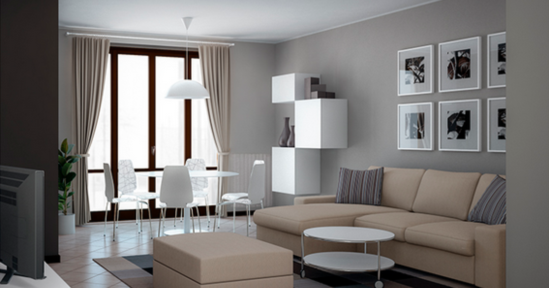 Renovación 'low cost': cómo convertir una sala de estar fría e impersonal en un salón lleno de color por poco dinero