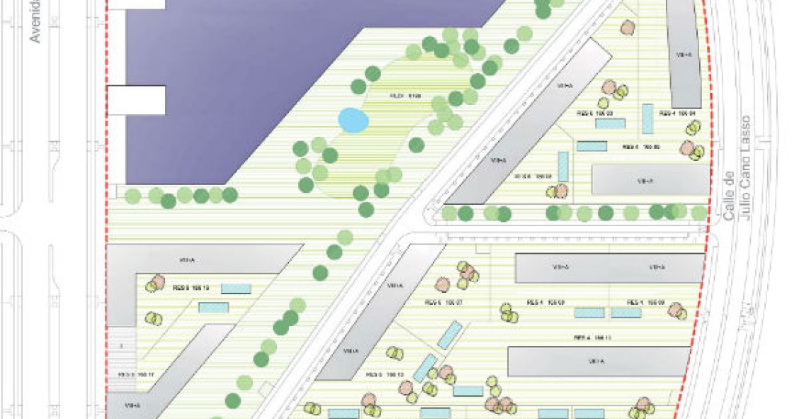 El pau de valdebebas sacrifica parte del espacio comercial para levantar más pisos
