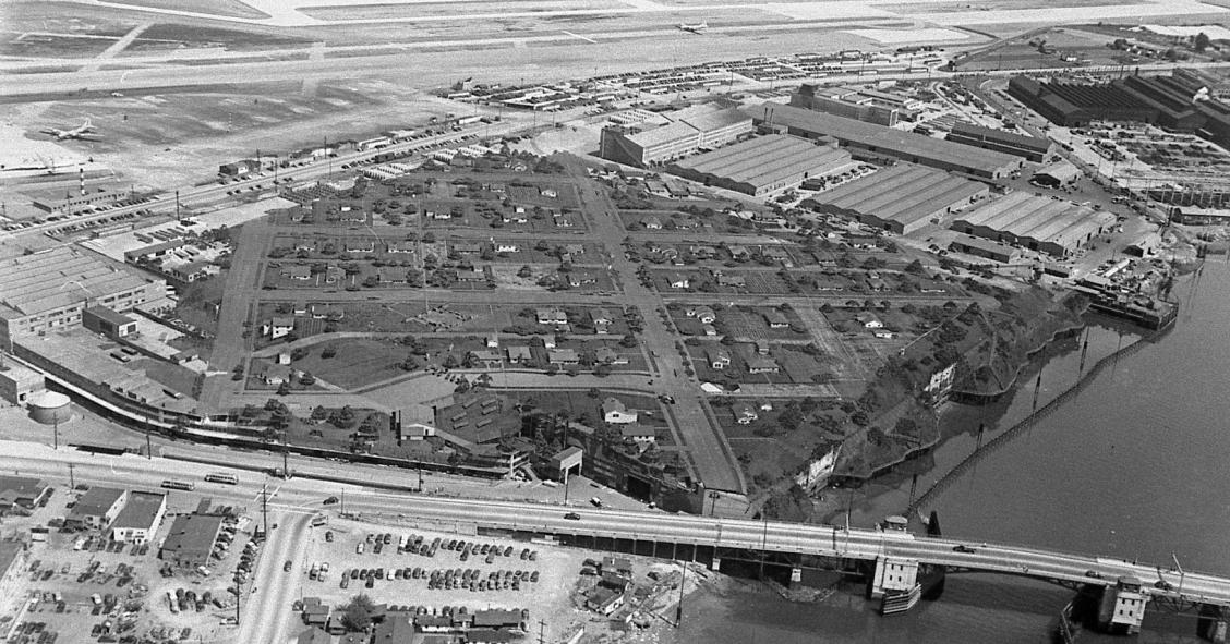 El falso barrio que sirvió para ocultar la fábrica de aviones con la que eeuu ganó la segunda guerra mundial (fotos)