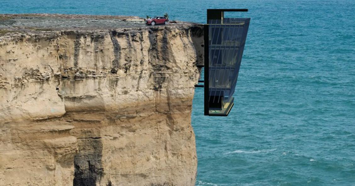 La ‘casa percebe’: una vivienda ‘colgada’ de un acantilado sólo para amantes del vértigo (fotos)