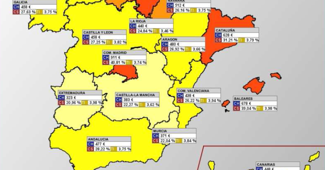 Atlas hipotecario de España: si vives en Madrid pagarás más y durante más años tu hipoteca 