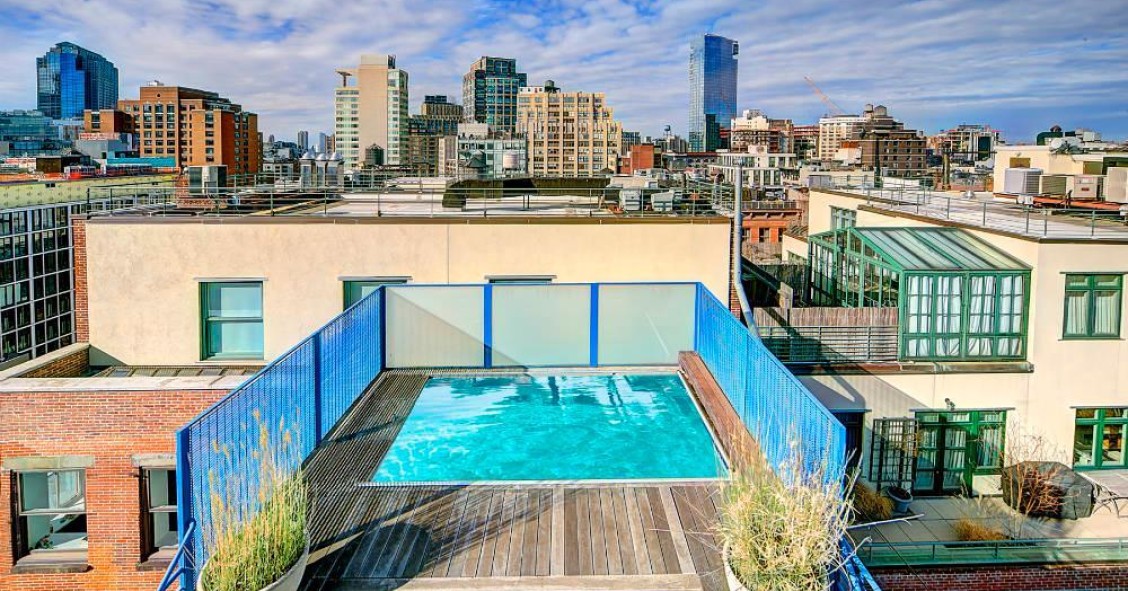 Casas de ensueño: disfrutar de un baño entre los rascacielos de Nueva York (fotos)