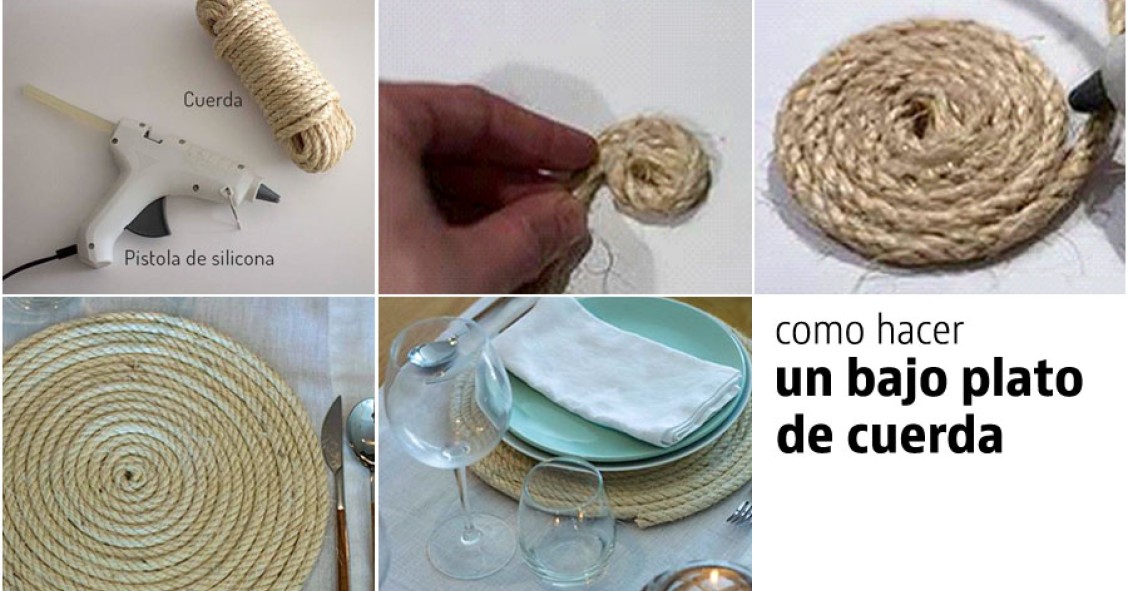 'Do it yourself’ 09: una simple cuerda se puede convertir en el mejor complemento para tu mesa