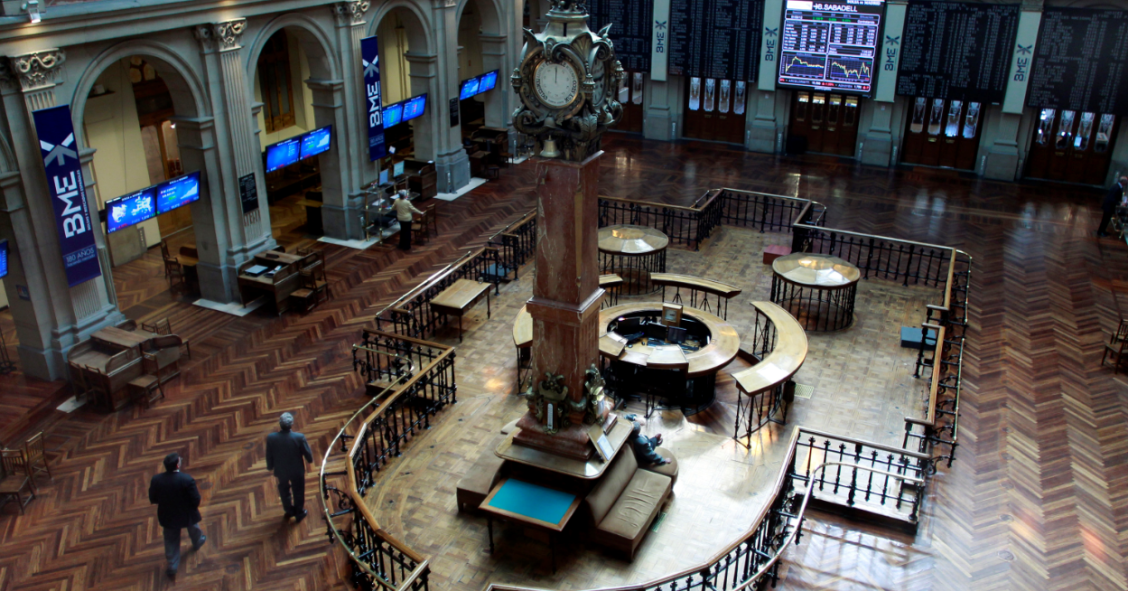 Imagen del Palacio de la Bolsa (Madrid)