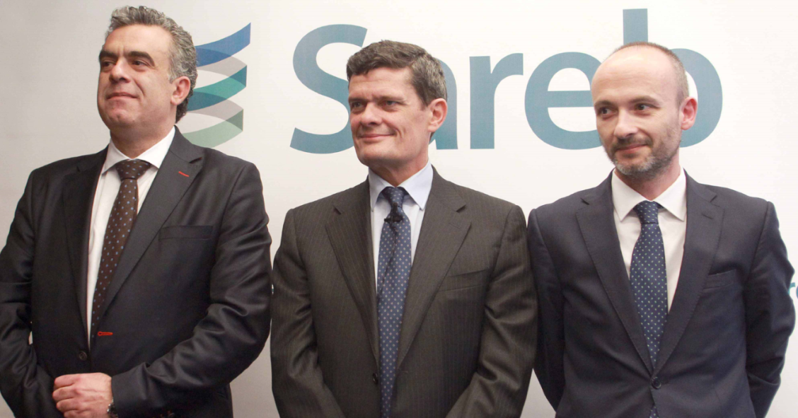 La alta dirección de Sareb en un acto en Madrid