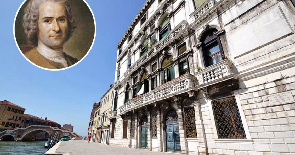 La espectacular casa veneciana del filósofo Jean-Jacques Rousseau, inspirador de la Revolución francesa, a la venta en idealista