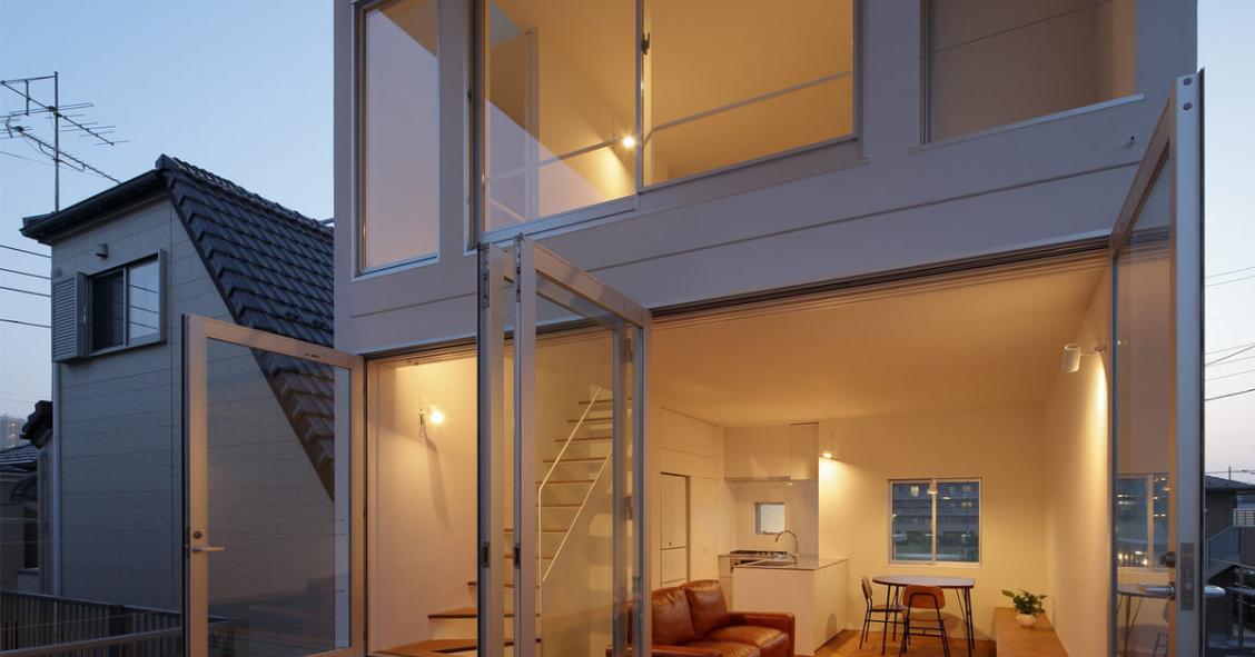 vivienda de estilo minimalista en Japón
