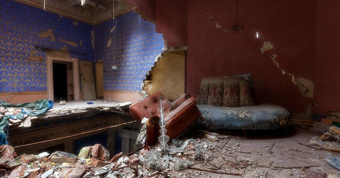 Una casa abandonada