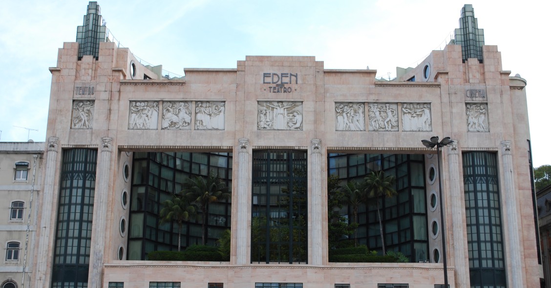 El antiguo teatro Éden en Lisboa
