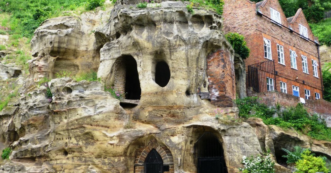 El estilo peculiar del castillo de Nottingham