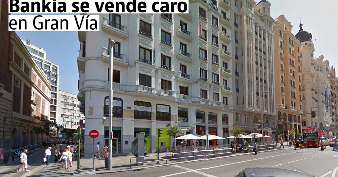 Las oficinas vendidas por Bankia en Madrid