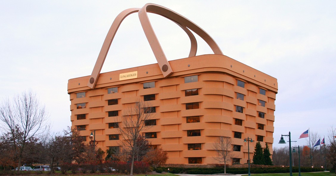 El edificio cesta, la oficina más rara del mundo, en venta por 500.000 euros