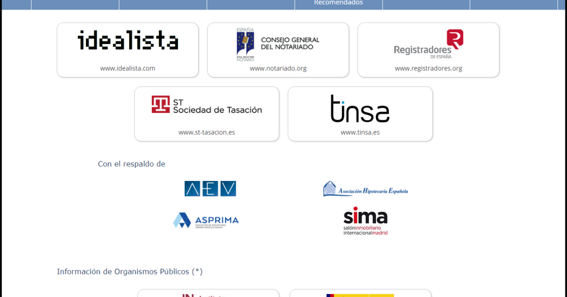 El portal para conocer los precios de las viviendas