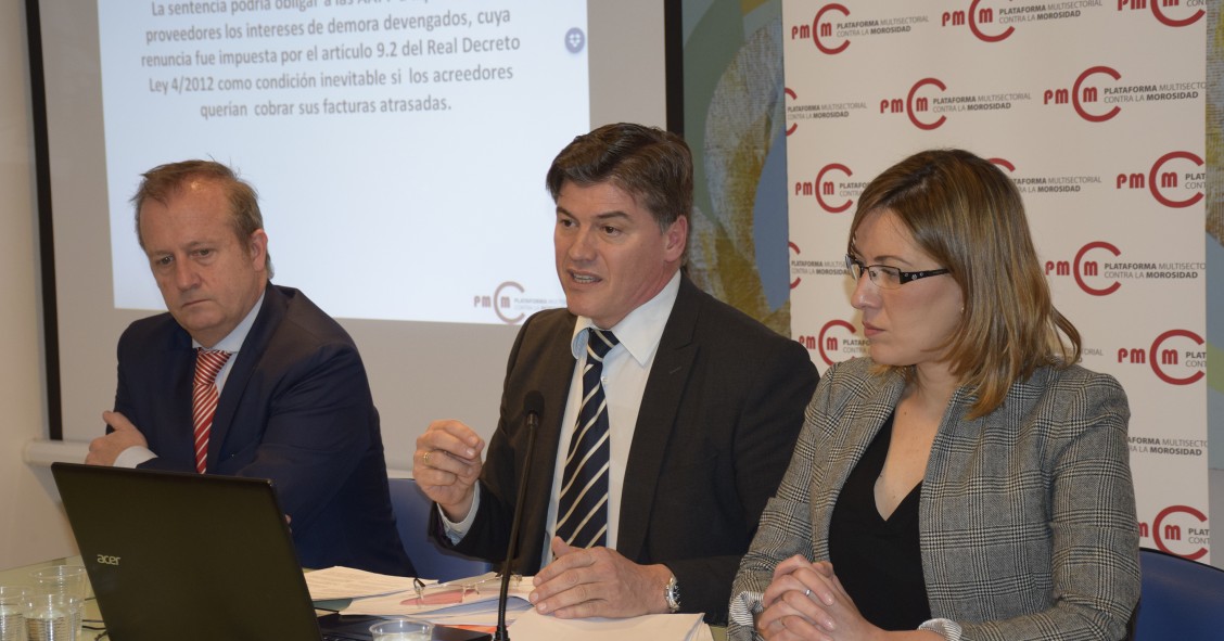 Presentación del Informe de la Morosidad 2015