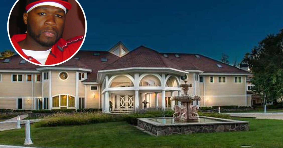 El cantante 50 Cent vende su mansión de 52 habitaciones... casi 10 años después