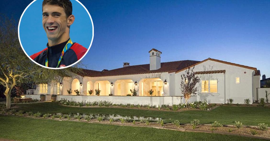 Michael Phelps se compra una mansión en Arizona por 2,2 millones... y sí, tiene piscina