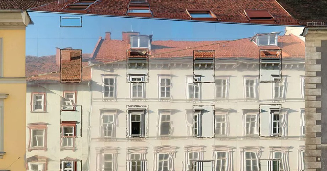 El ‘edificio camaleón’, un futurista bloque de apartamentos que no es lo que parece
