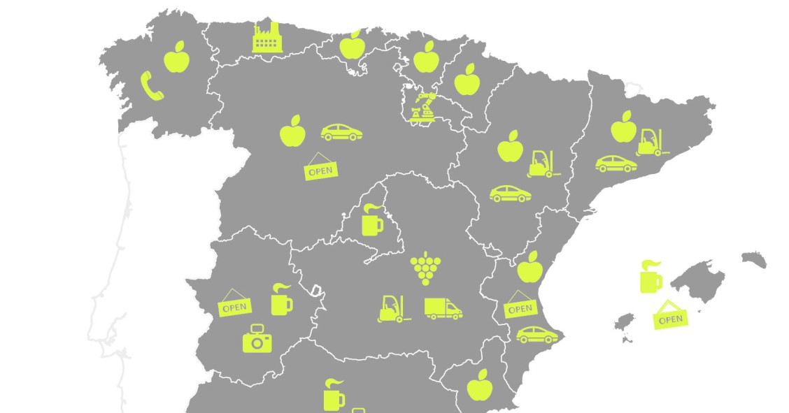 Estos son los sectores que tirarán del empleo en cada autonomía hasta final de año