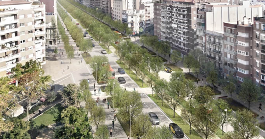 Colau ultima su gran obra urbanística: las cuatro propuestas para cambiar la Meridiana