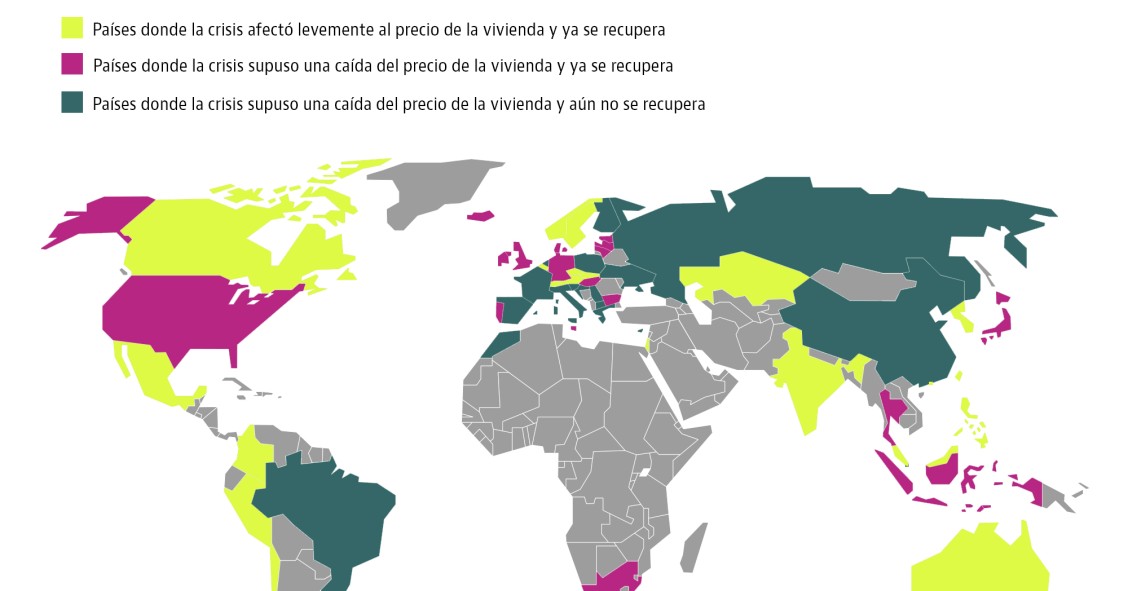 Así evoluciona el precio de la vivienda en las principales economías mundiales