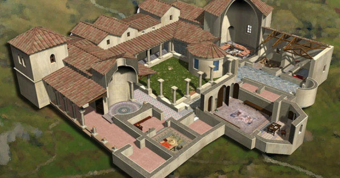 Desde suelo radiante a agua corriente: así era una casa romana en España hace 1.600 años