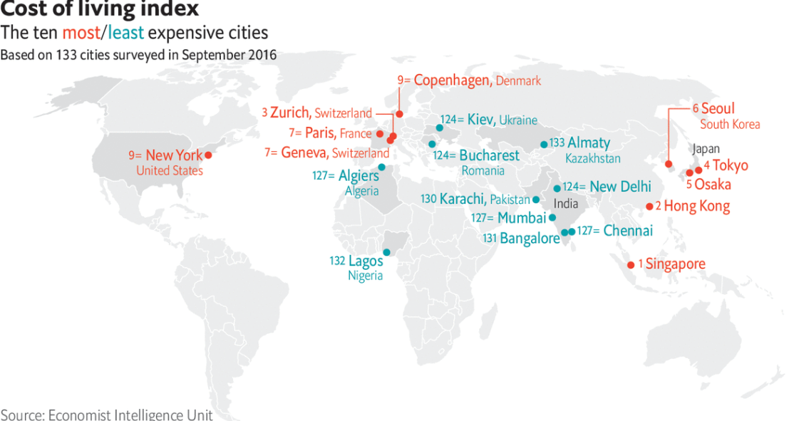 Estas son las ciudades más caras para vivir del mundo (y ninguna es española)