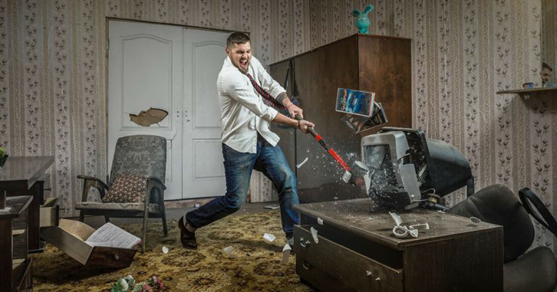 ‘Habitaciones para la ira’, el lugar perfecto para descargar tu ‘mala leche’ destrozando muebles