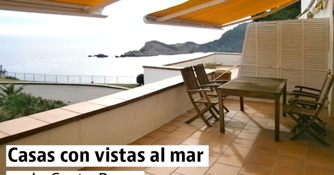 Casas con vista al mar en la Costa Brava