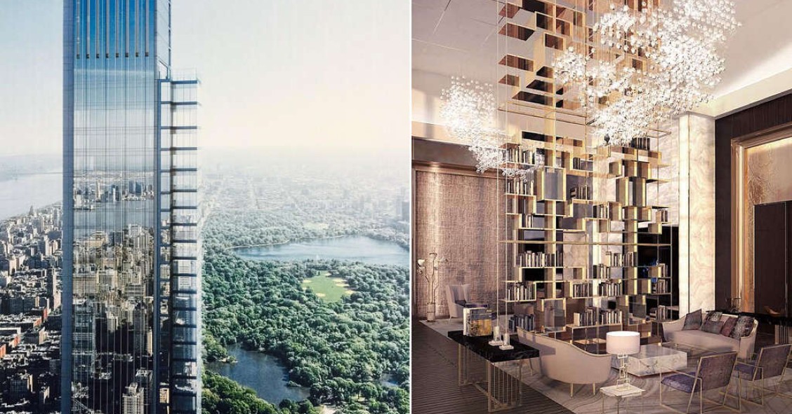 Así serán los apartamentos del rascacielos residencial más alto del mundo en Nueva York