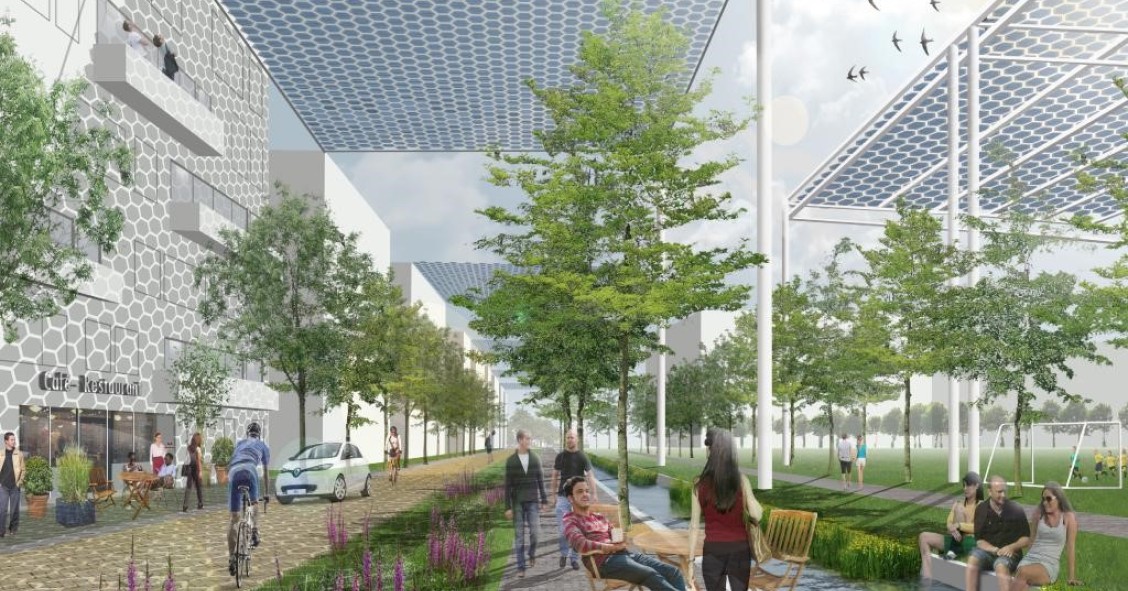 Pabellones solares y molinos flotantes: bienvenido a la asombrosa ciudad verde del futuro