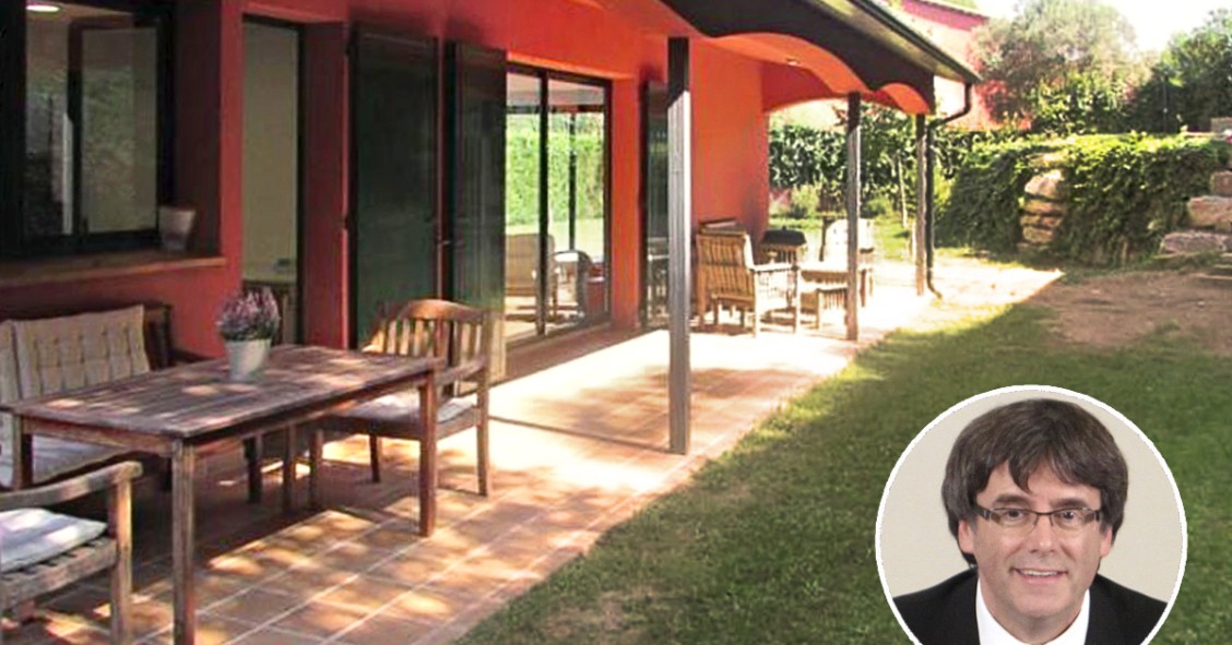 Así es el chalet donde vivía Puigdemont con su familia antes de mudarse al Palau