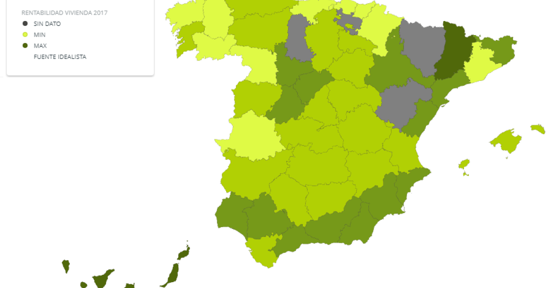 La demanda del alquiler impulsa la rentabilidad de la inversión en vivienda: sube hasta el 7,3% en 2017