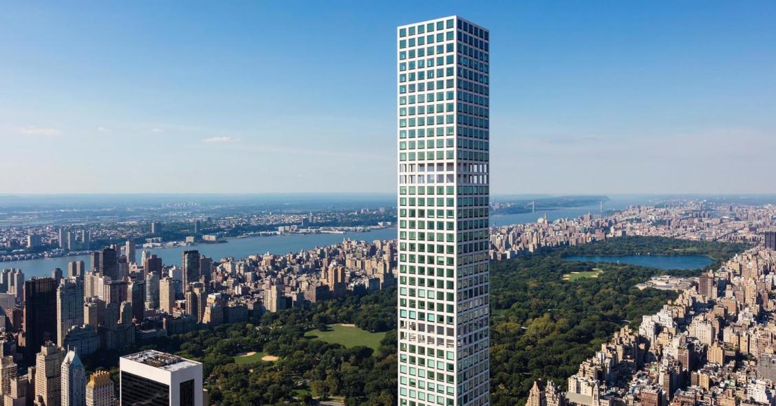 La mina de oro del 432 Park Avenue: el rascacielos con los pisos más caros de Nueva York