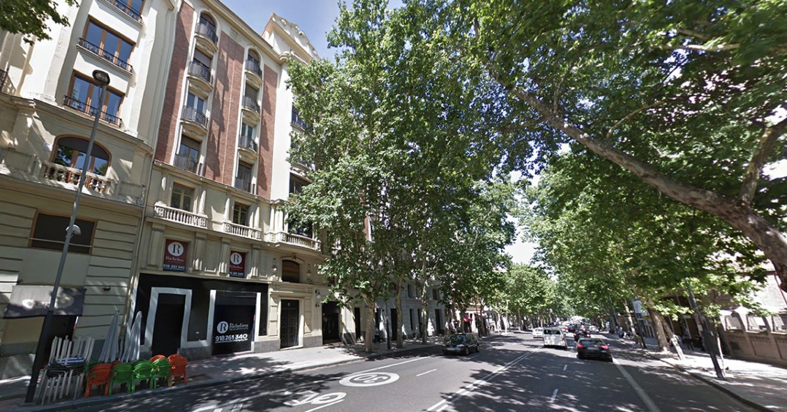 El edificio que se ha derrumbado en el centro de Madrid es de la familia Rockefeller