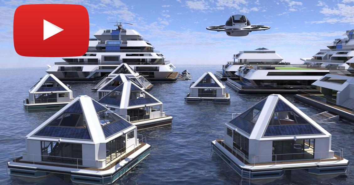 Wayaland, la ciudad flotante de pirámides modulares autosuficientes que puedes ayudar a construir